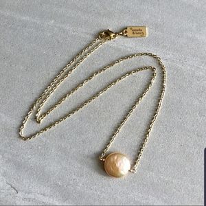 2/$40Pink Freshwater Pearl Dainty 14 Gold Necklace